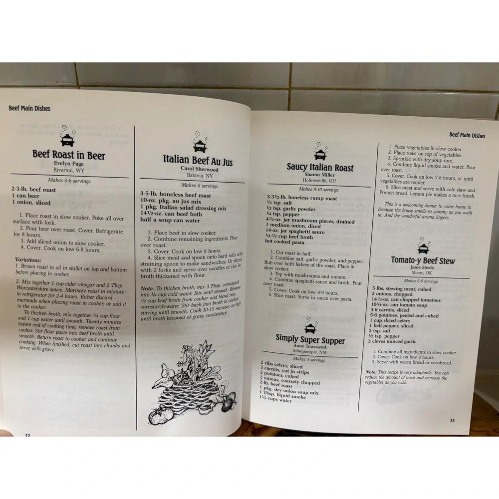 Fix-It and Forget-It Recipes for Entertaining Slow Cooker Cookbook Phyllis Good